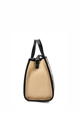 Vivian Mid Hand Bag In Straw With Shoulder Strap MC2 SAINT BARTH | Crossbody Bags | VVID00100421L